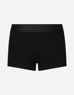 Fine-rib regular cotton boxers