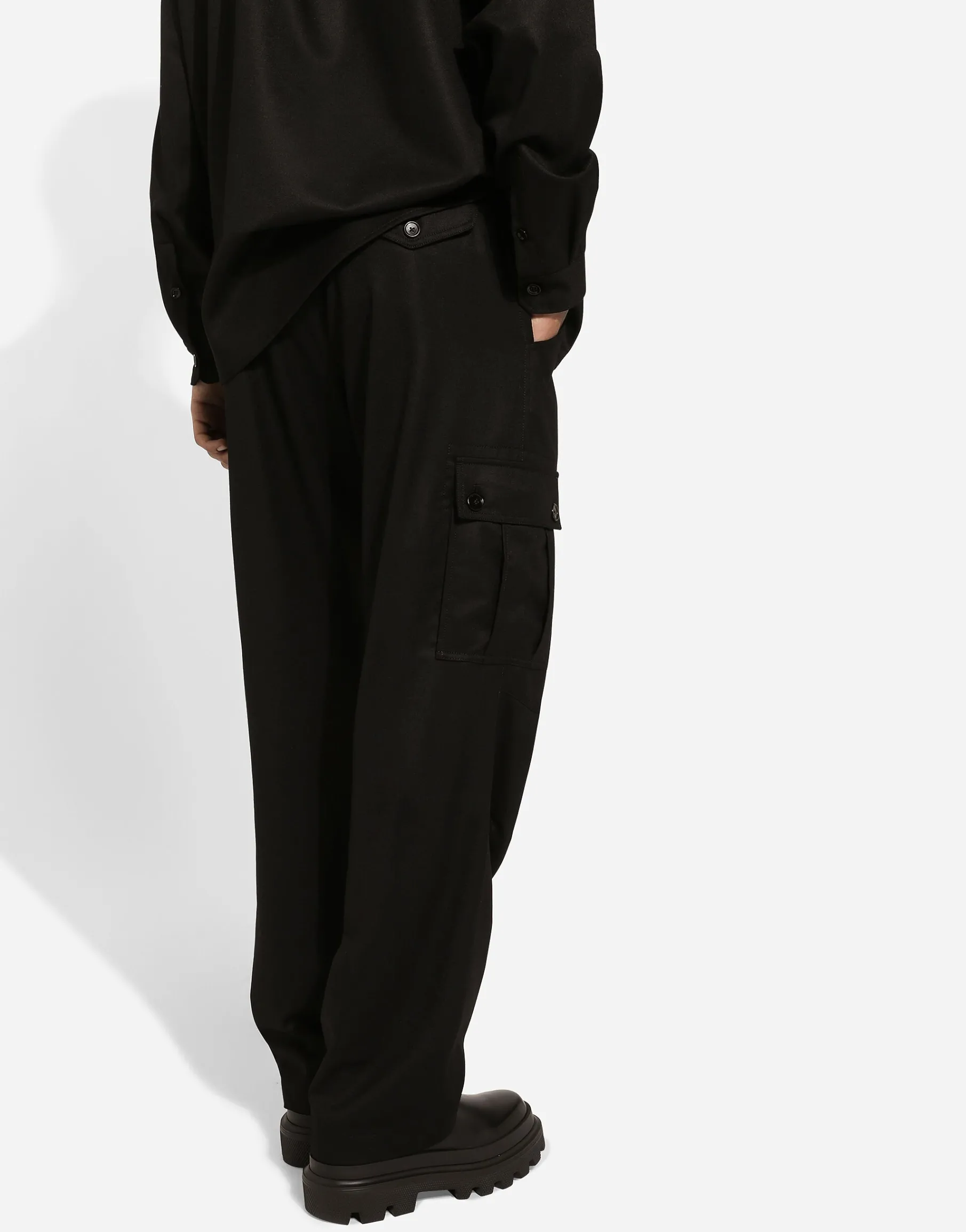 Flannel cargo pants
