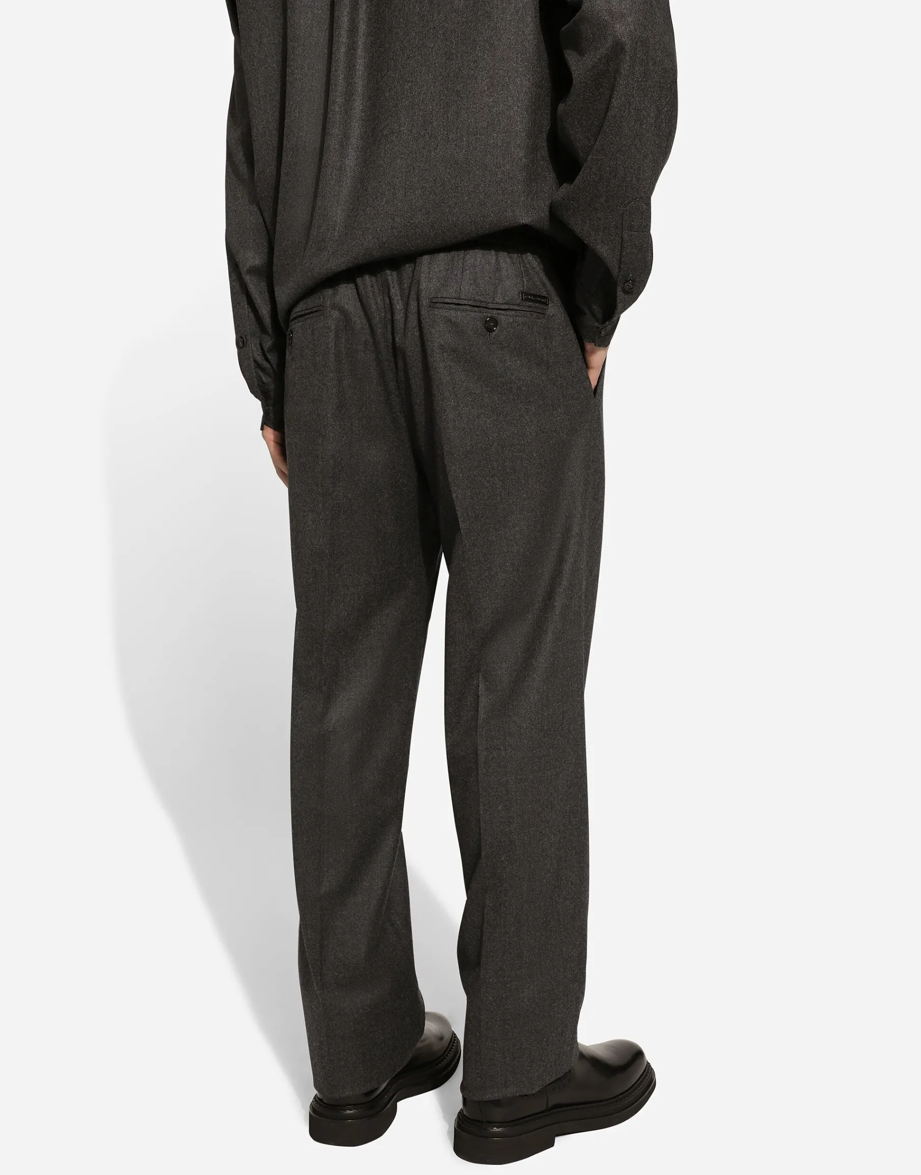 Flannel jogging pants