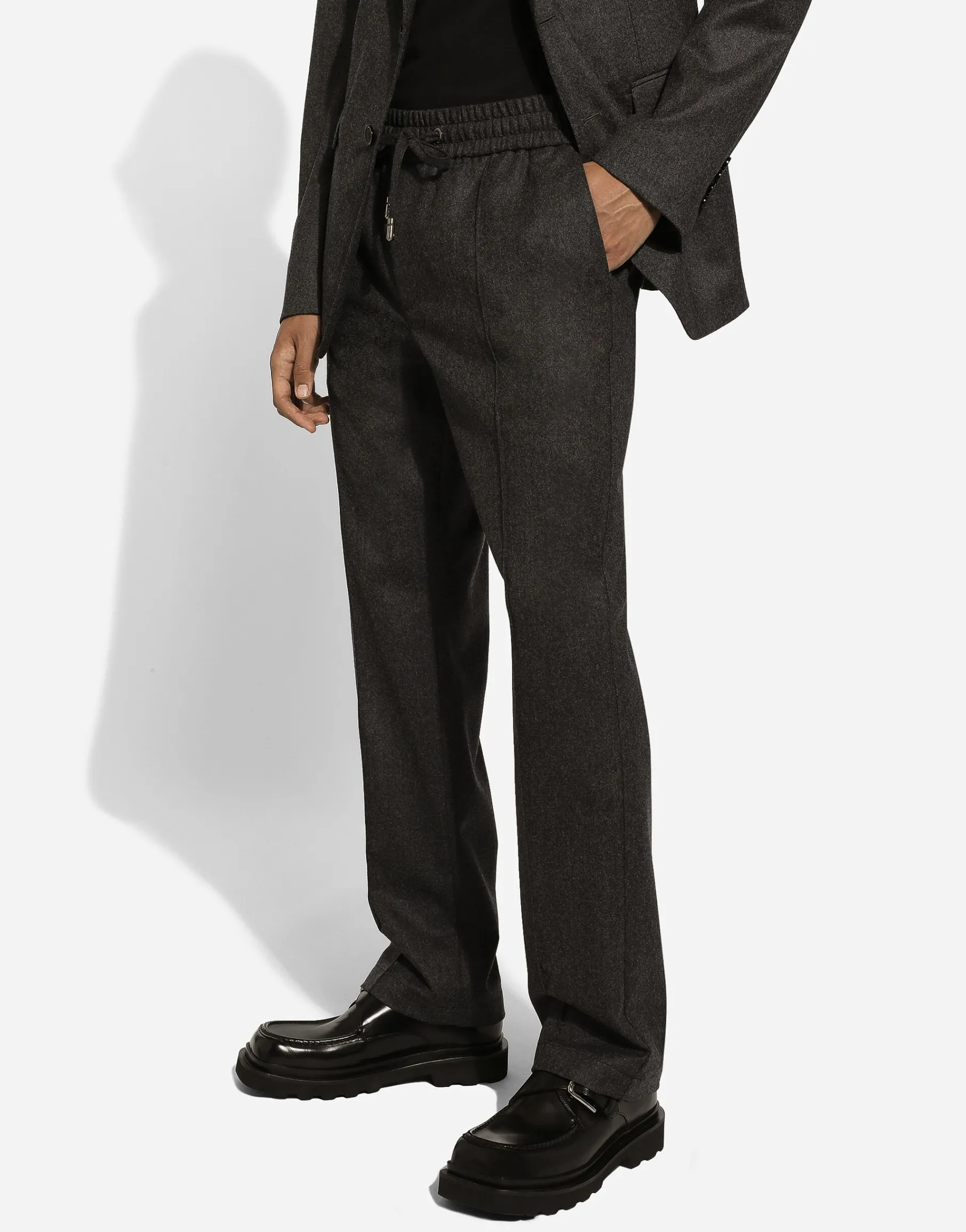 Flannel jogging pants