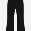 Flared cady pants with DG logo