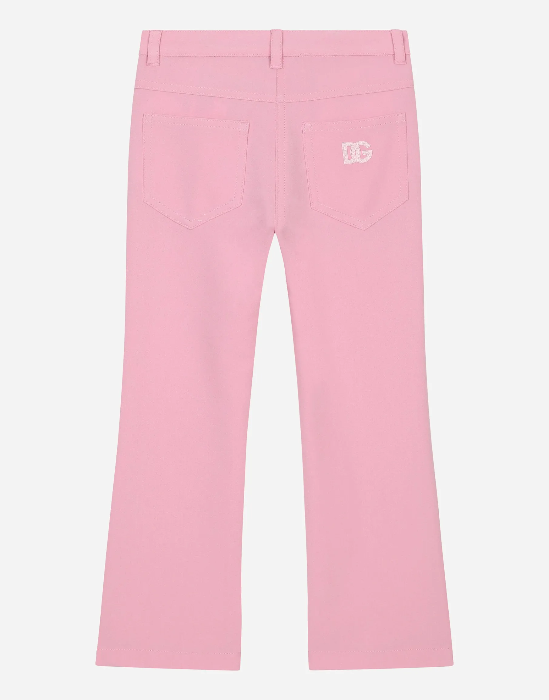 Flared cady pants with DG logo