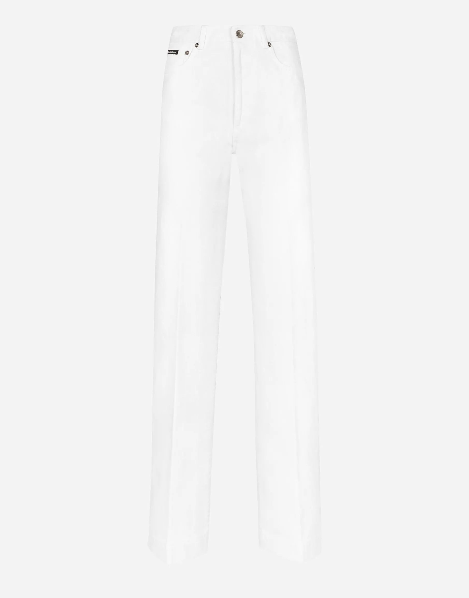 Flared denim jeans