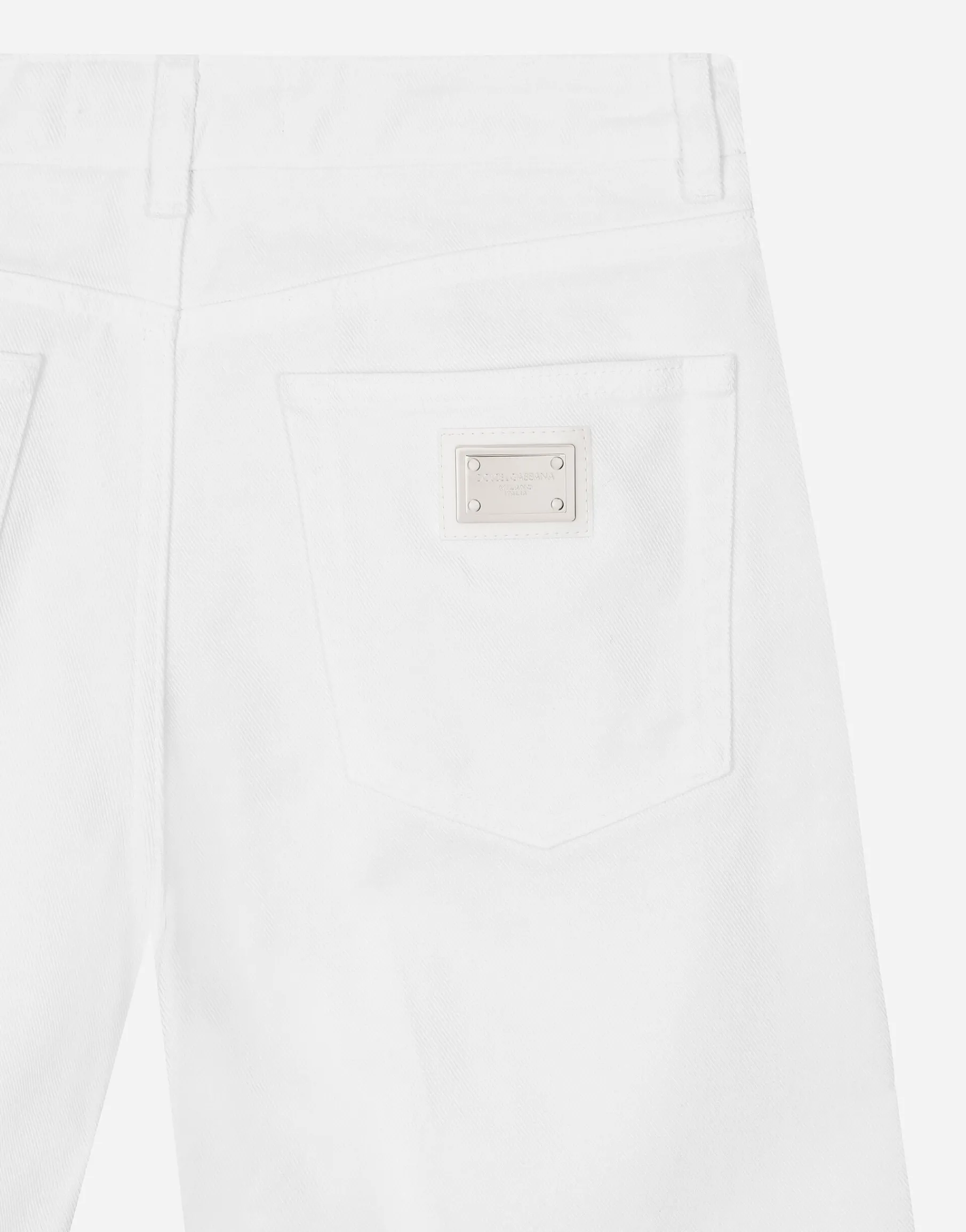 Flared denim jeans