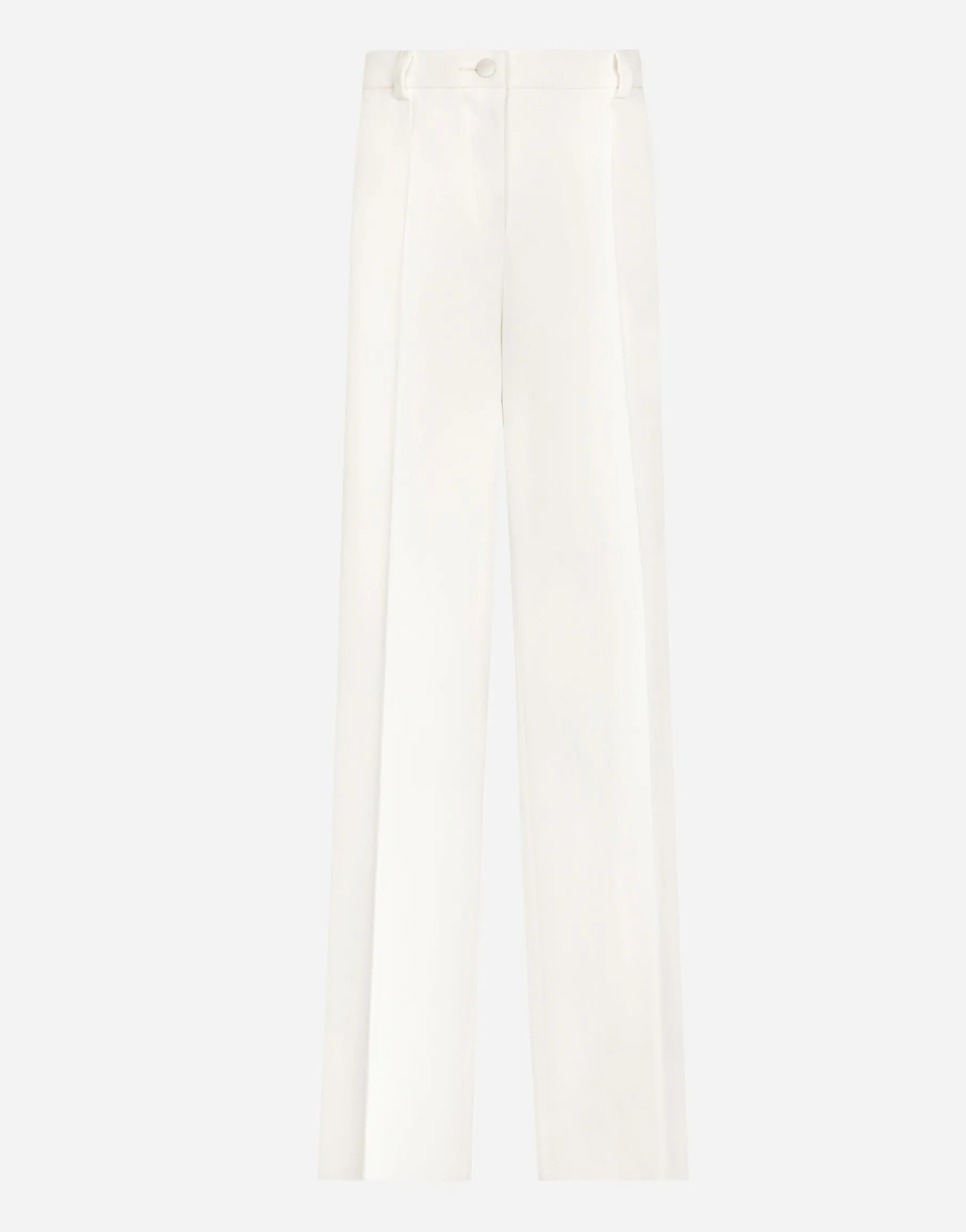 Flared double crepe pants