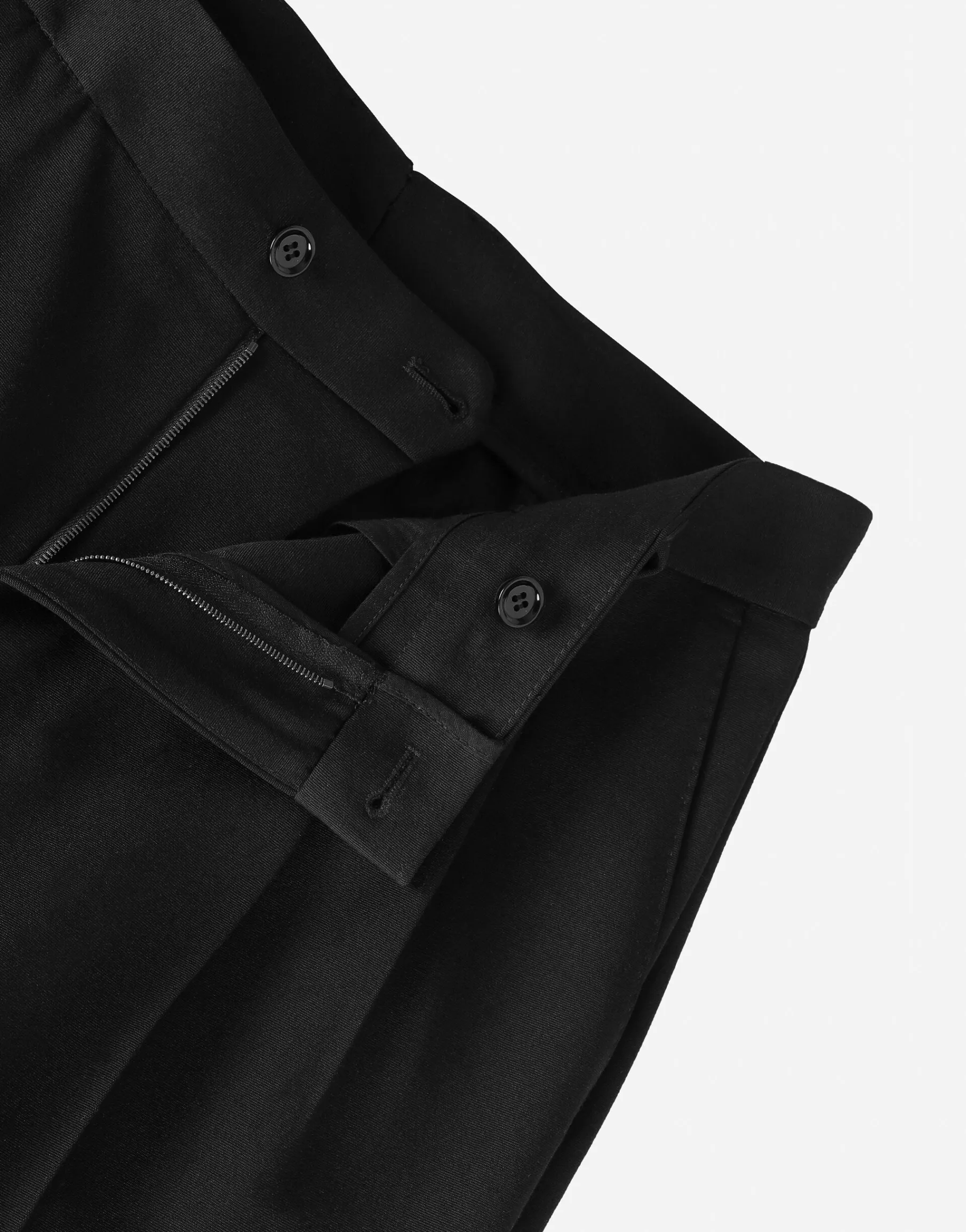 Flared woolen pants