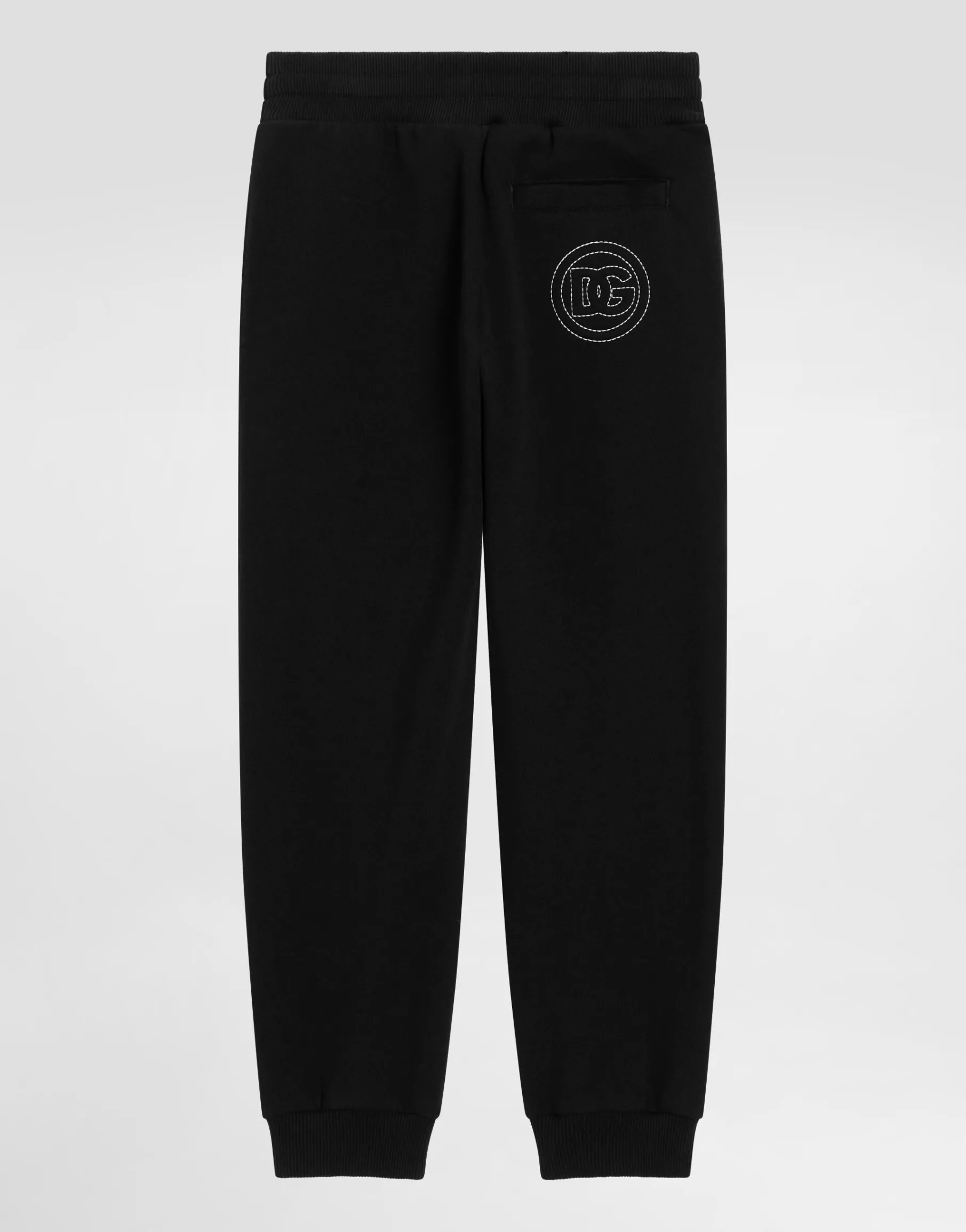 Fleece jogging pants with DG logo