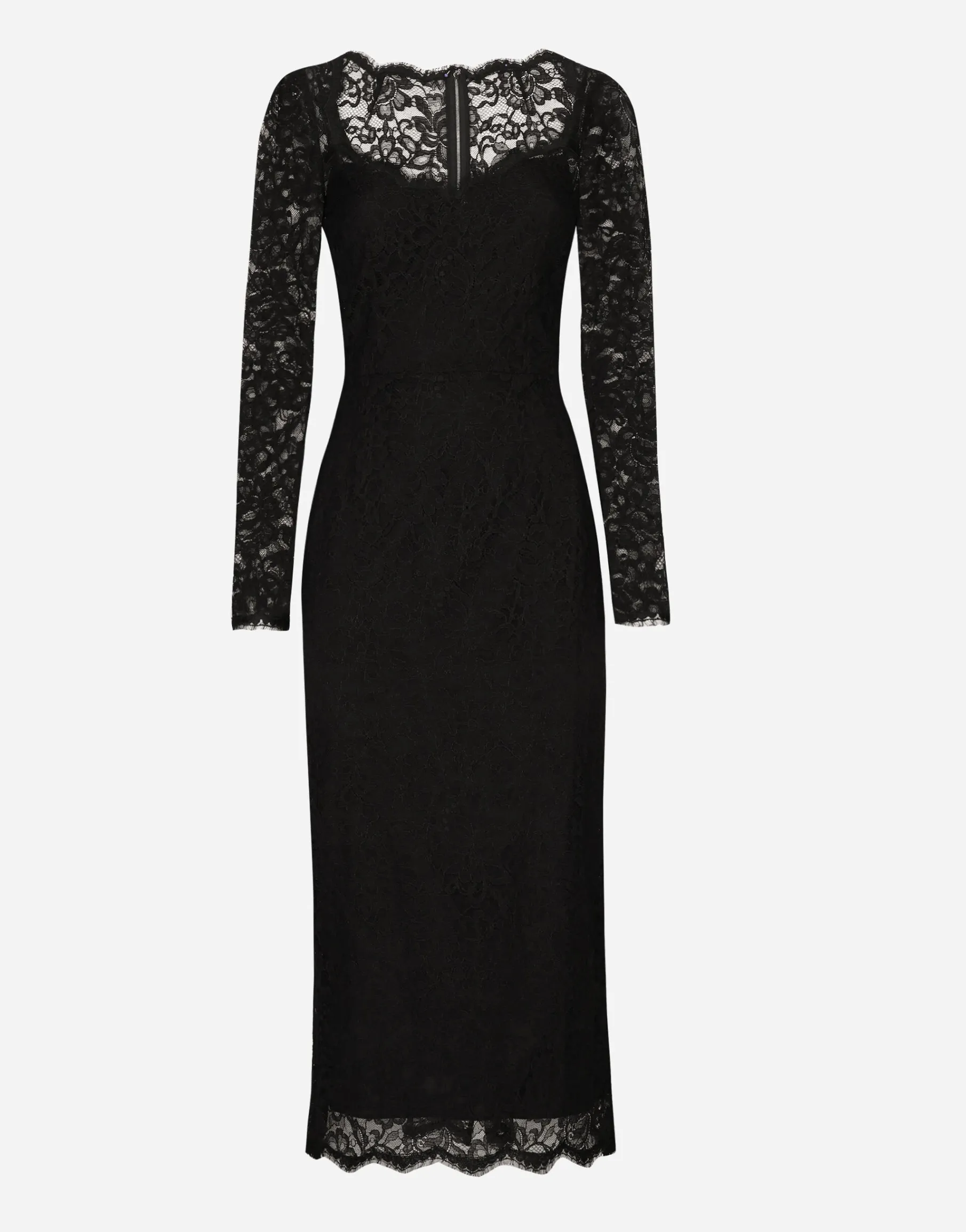 Floral lace midi dress