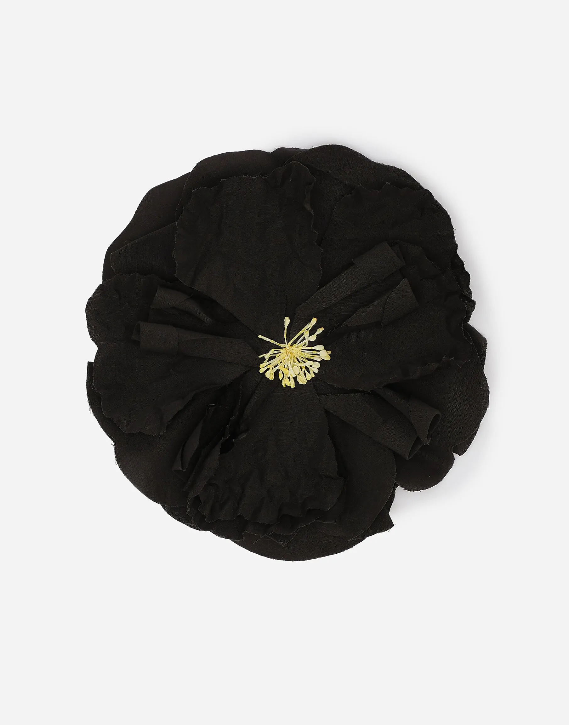 Floral poplin brooch