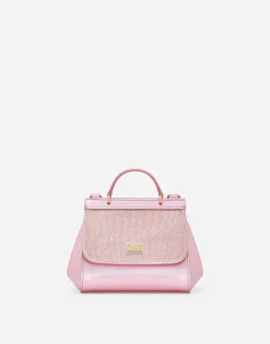 Foiled calfskin Sicily bag