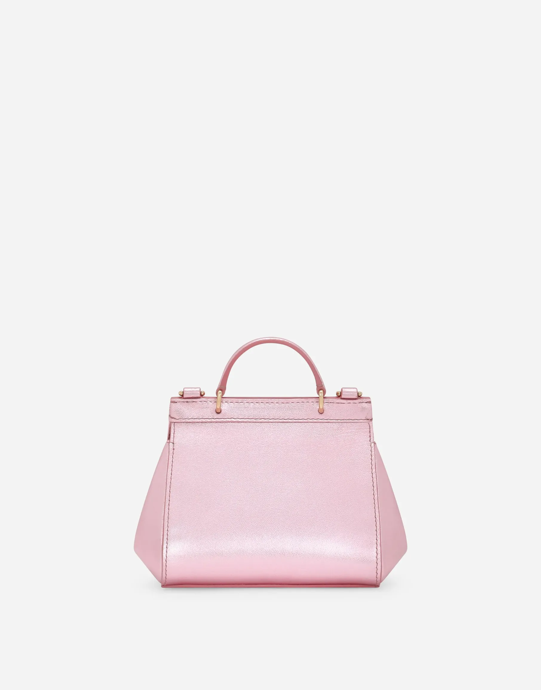 Foiled calfskin Sicily bag
