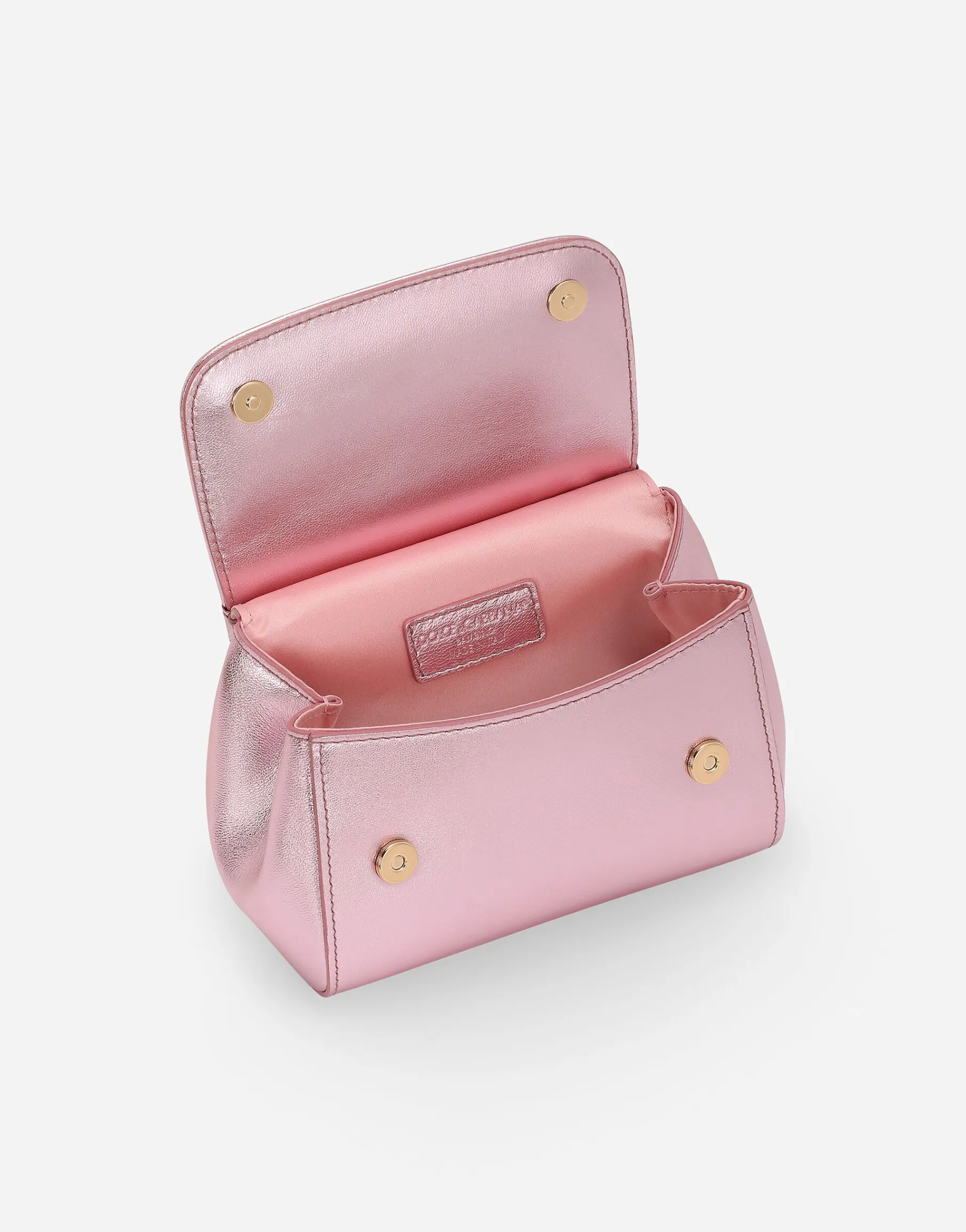 Foiled calfskin Sicily bag