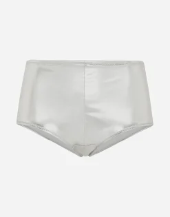 Foiled jersey low-rise panties