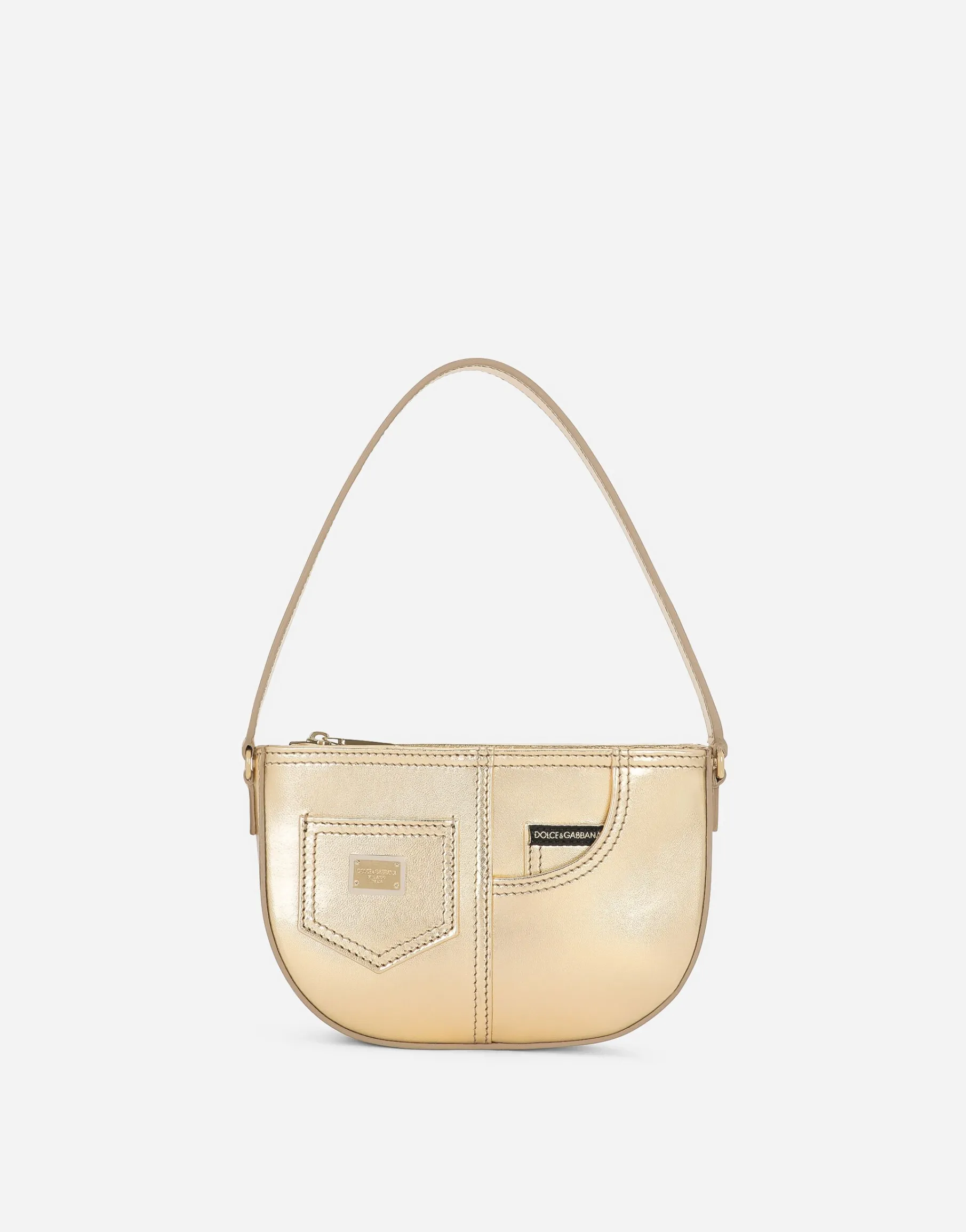 Foiled nappa leather DG Girlie handbag