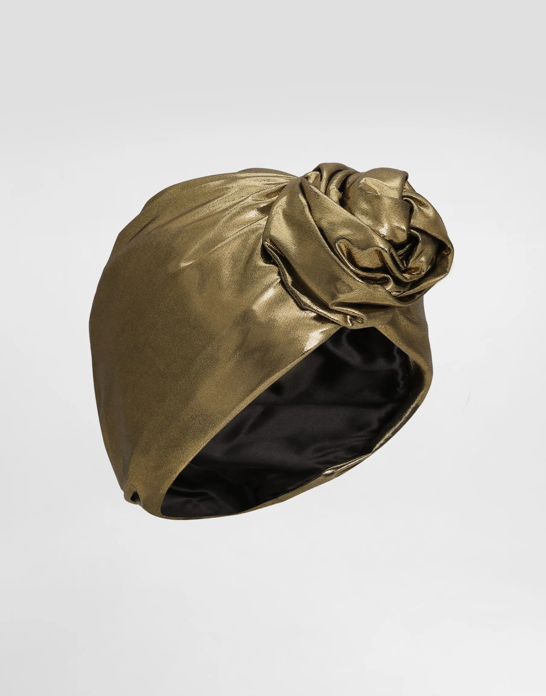 Foiled organzine turban