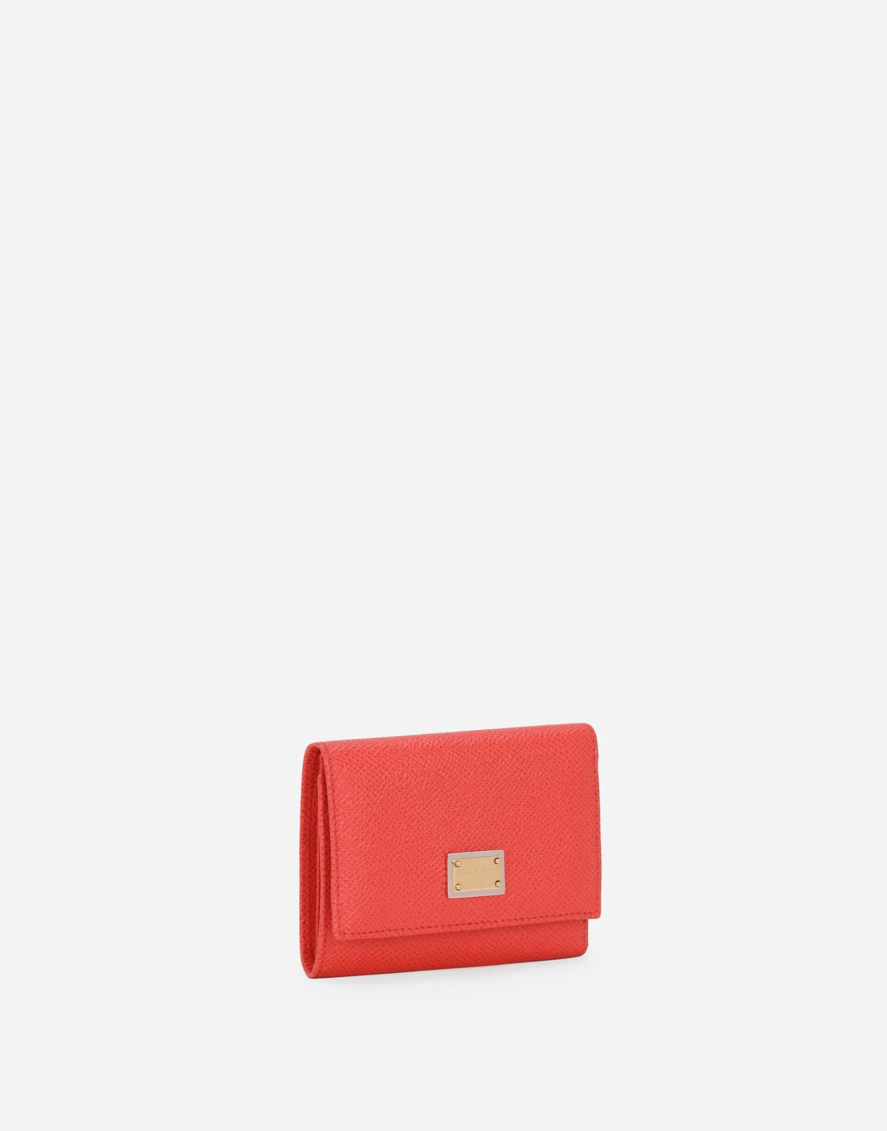 French flap wallet with tag