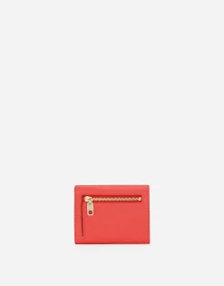 French flap wallet with tag