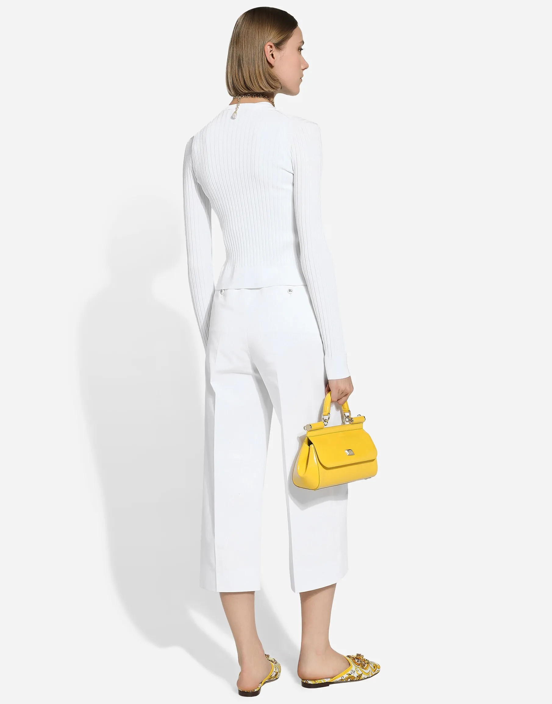 Gabardine culottes