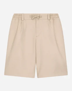 Gabardine shorts