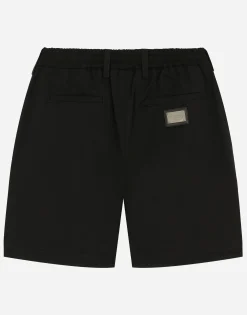 Gabardine shorts