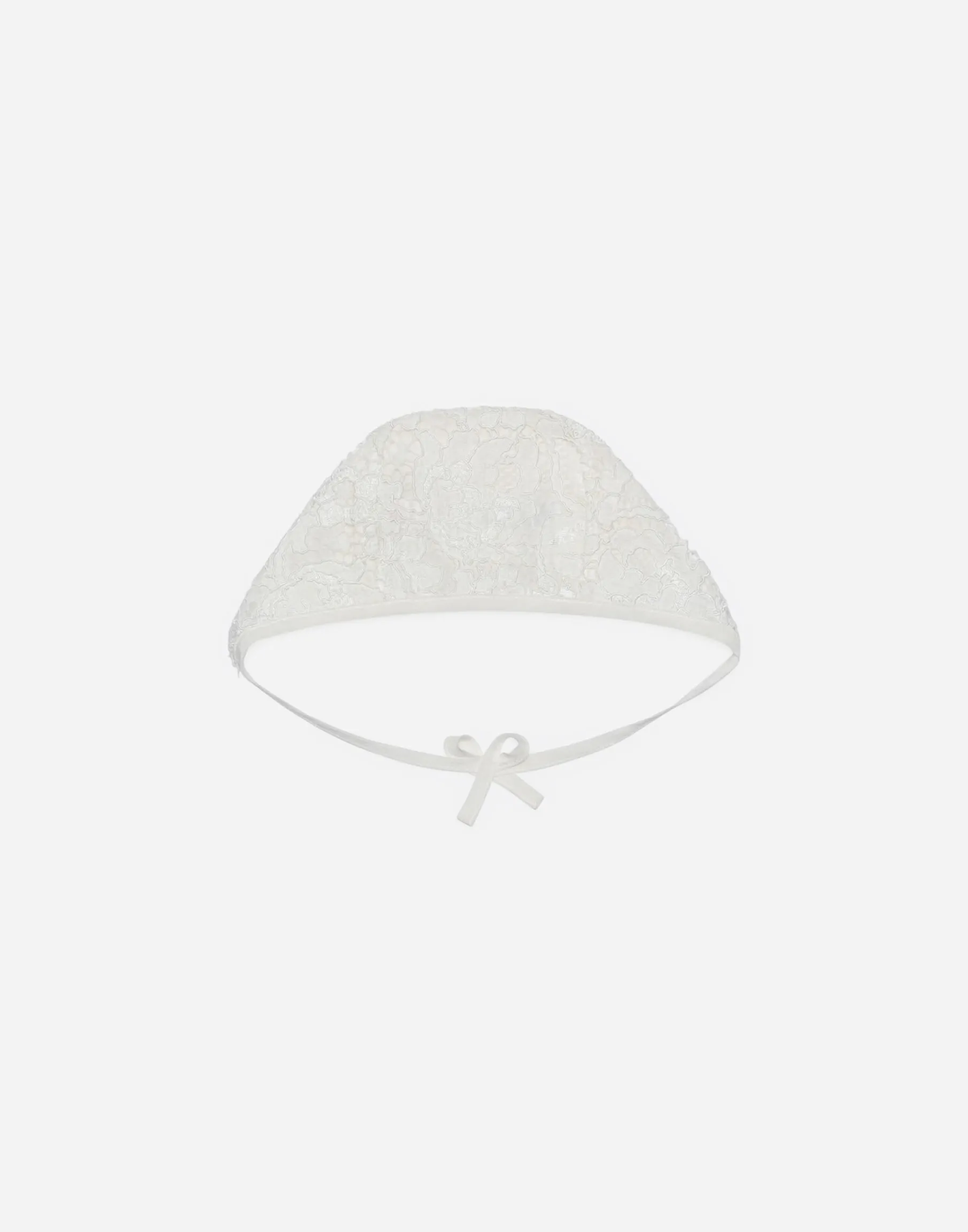 Galloon lace bonnet