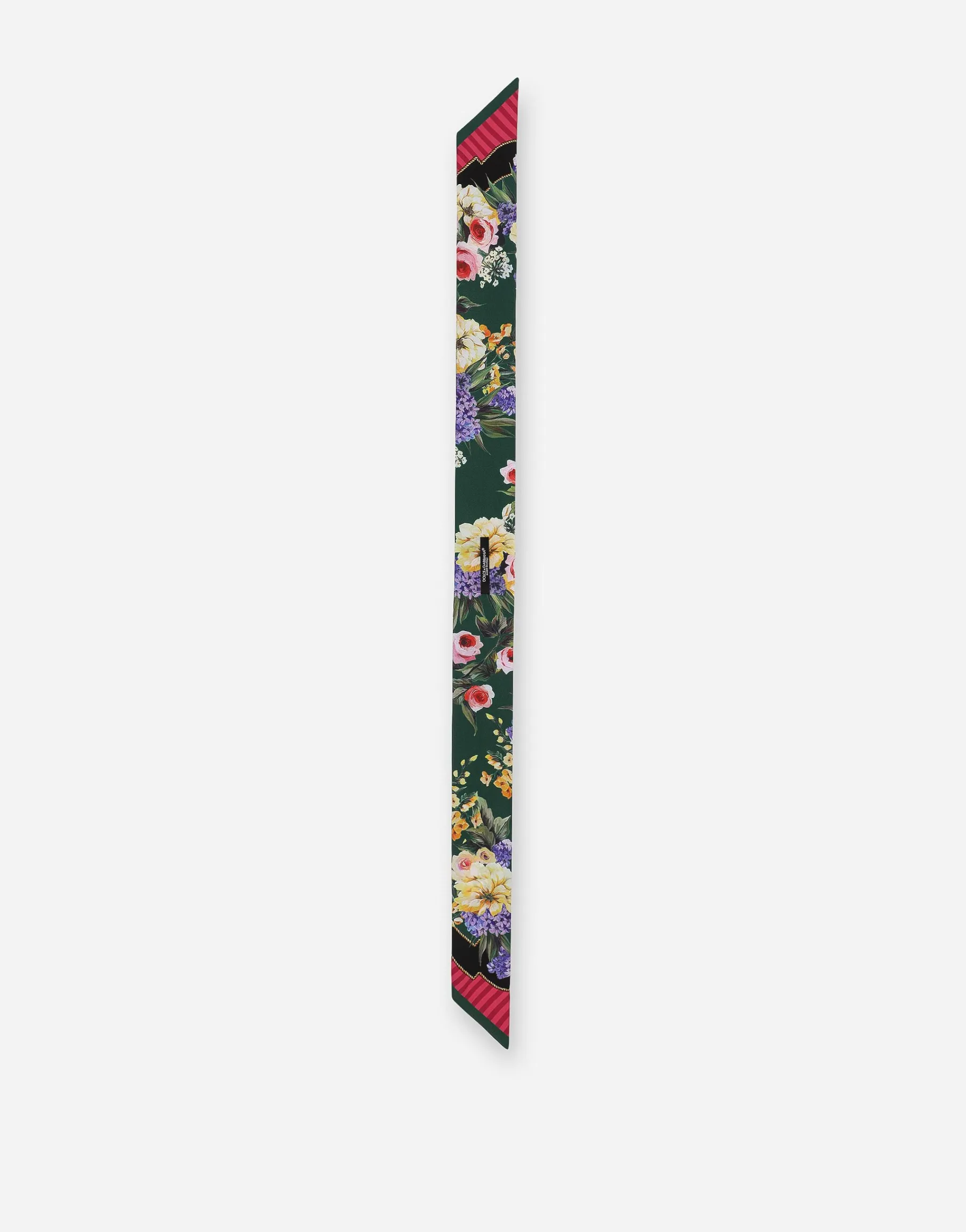 Garden-print twill headscarf (6 x 100)