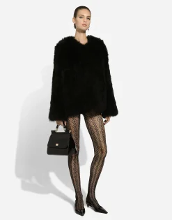 Goat hair cashmere jacket