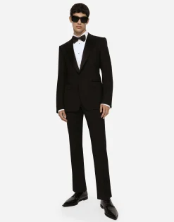 Gold fit tuxedo shirt in cotton poplin