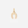 Good Luck yellow gold charm