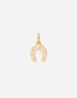 Good Luck yellow gold charm