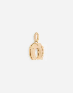 Good Luck yellow gold charm