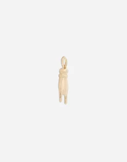 Good Luck yellow gold charm