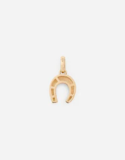 Good Luck yellow gold charm