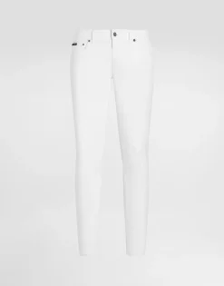 Gray wash skinny stretch jeans
