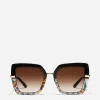 Half print sunglasses