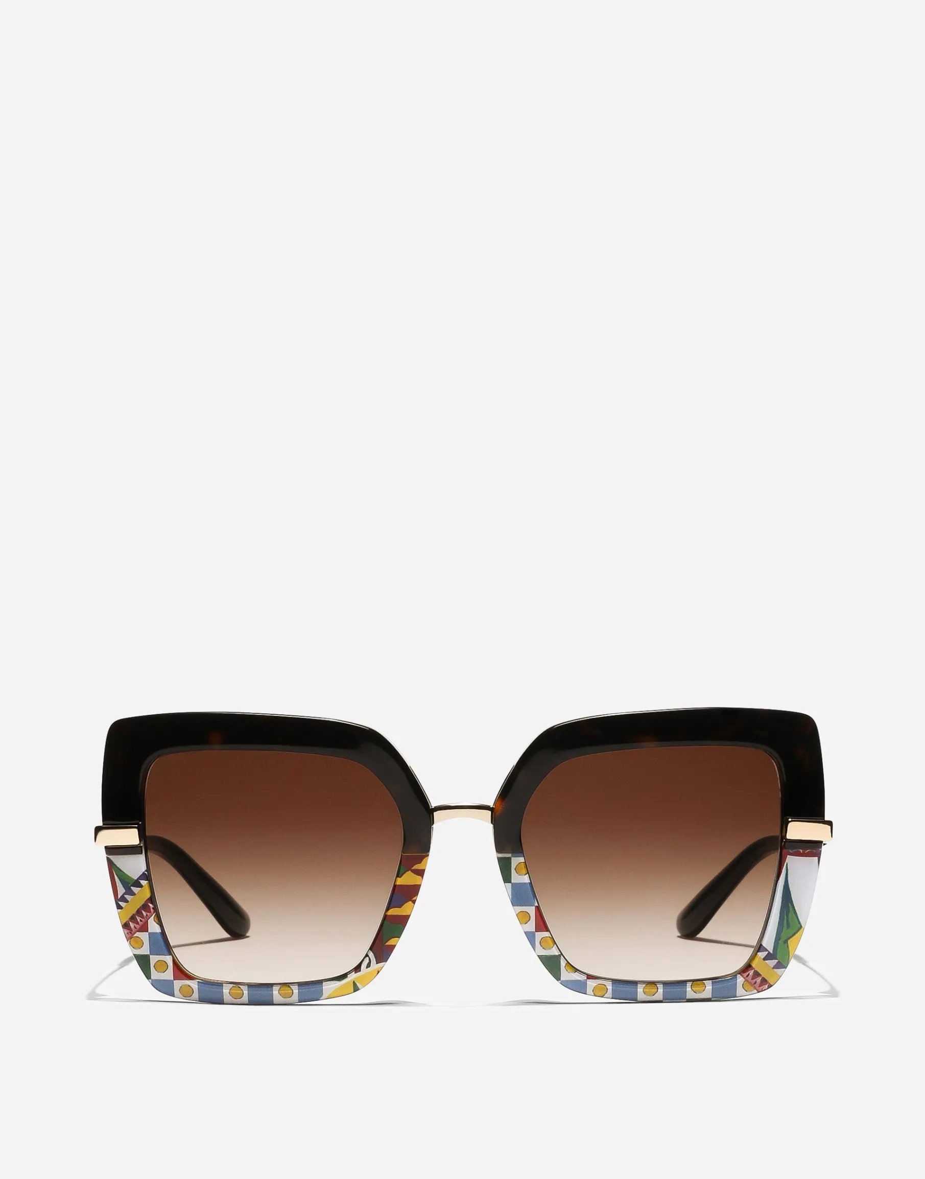 Half print sunglasses