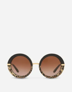 Half print sunglasses
