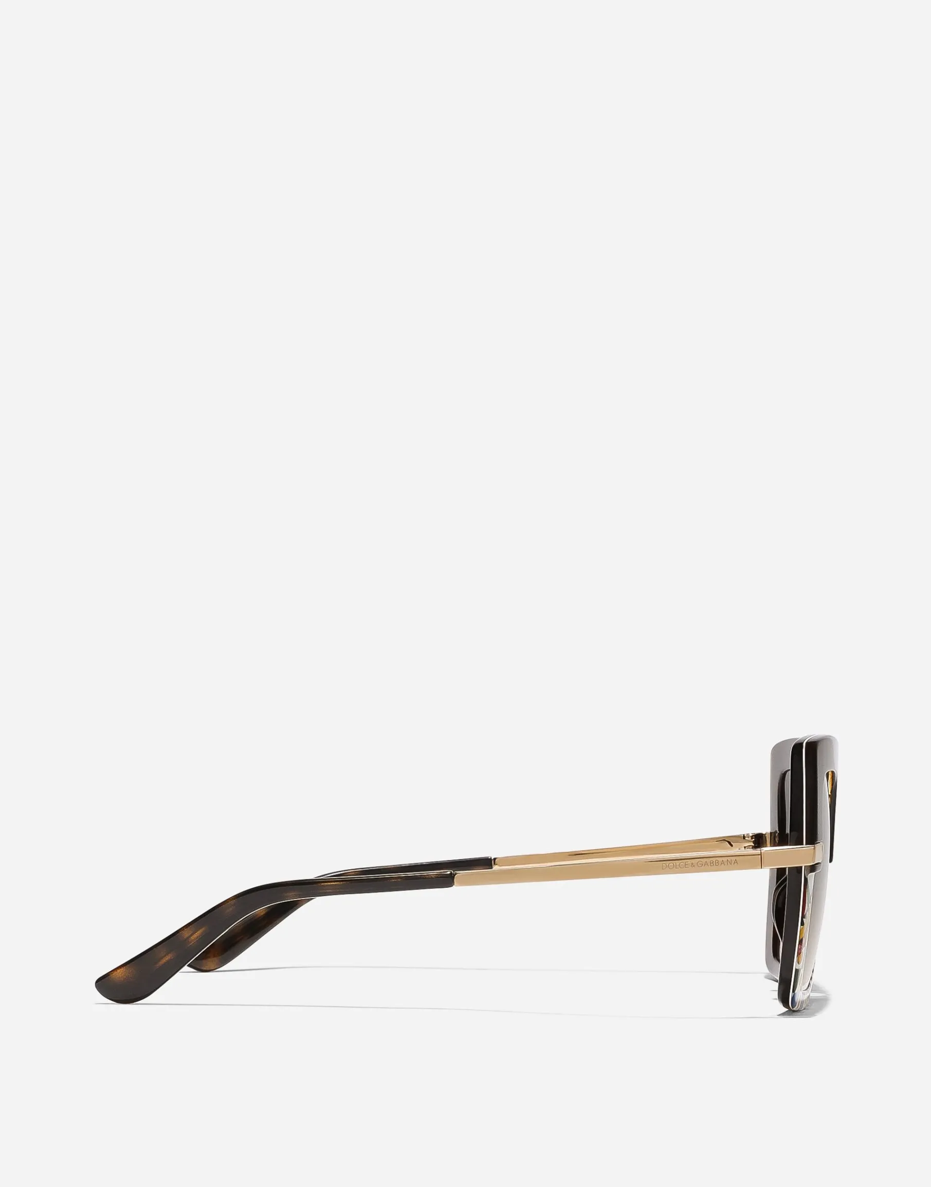 Half print sunglasses