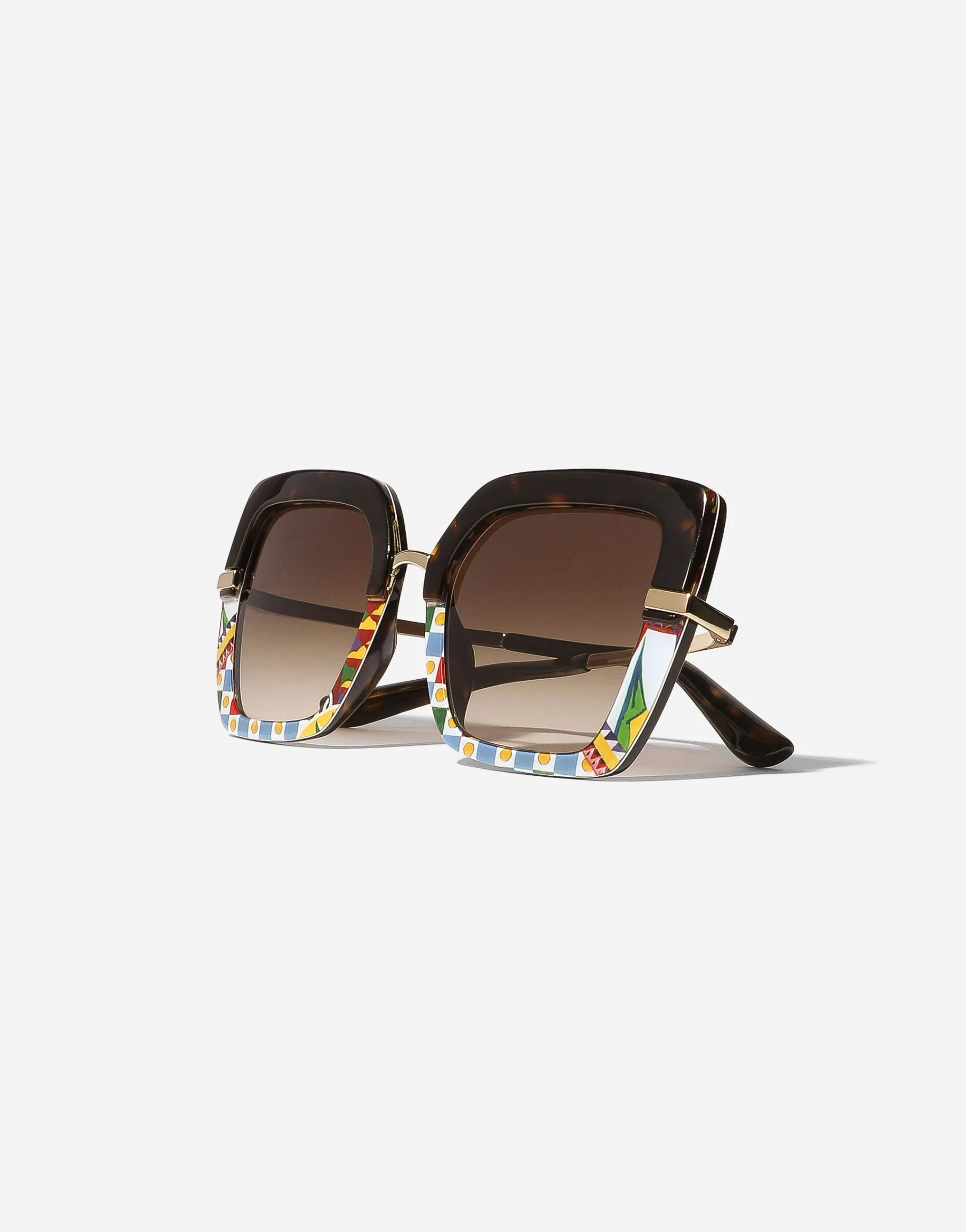 Half print sunglasses
