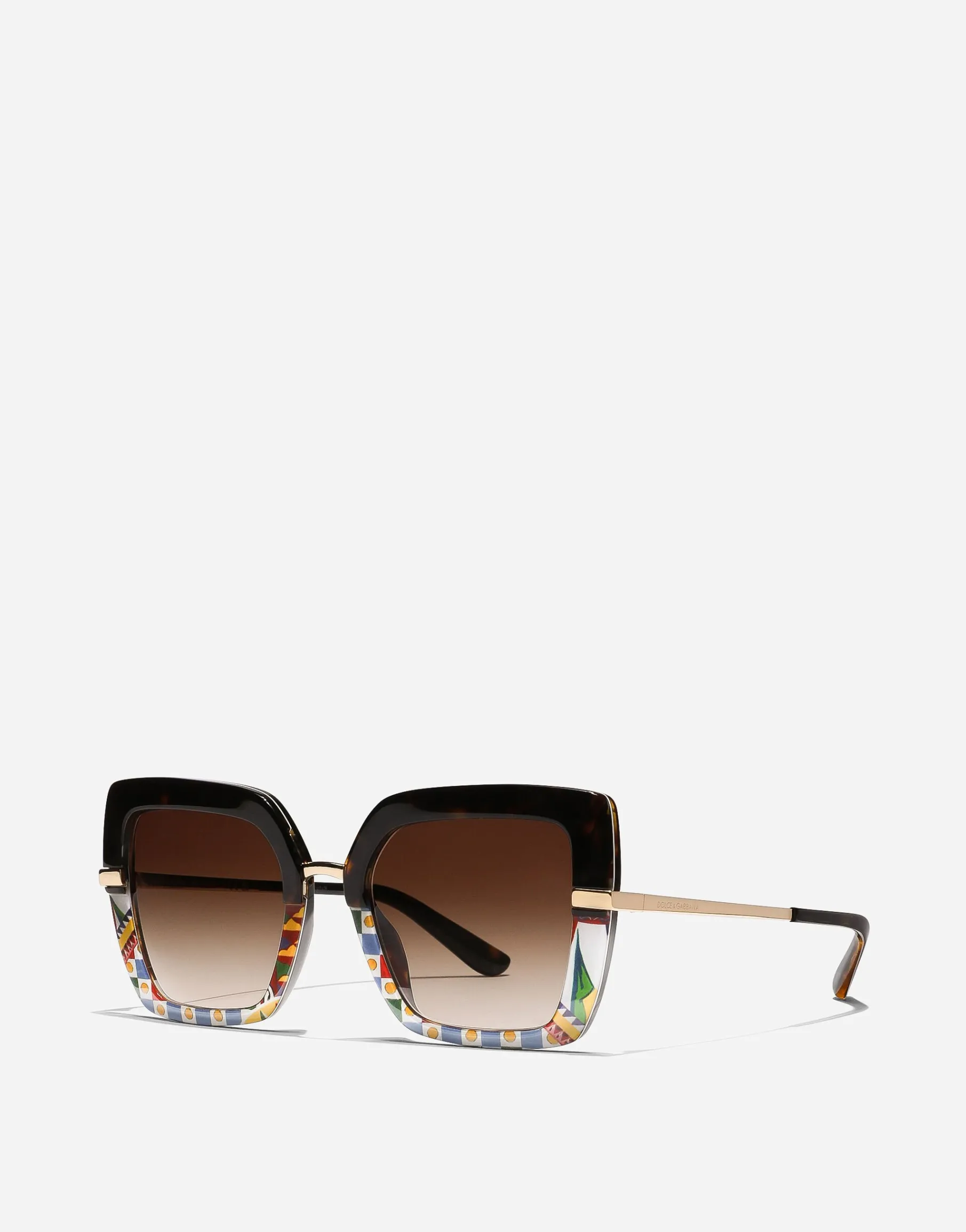 Half print sunglasses