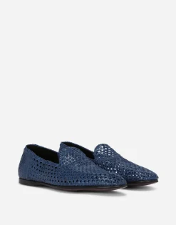 Hand-woven slippers
