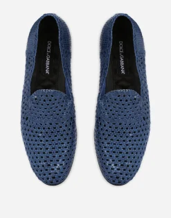 Hand-woven slippers
