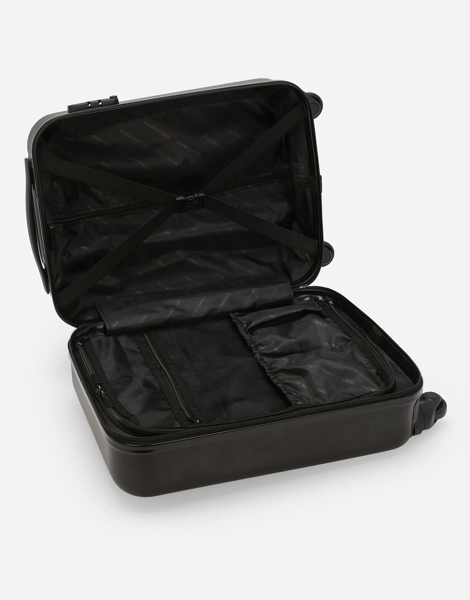 Hard case trolley with DG logo