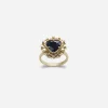 Heart-shaped sapphire ring