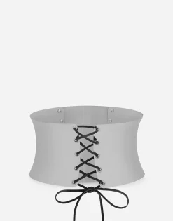 High corset belt with padlocks