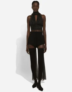 High-waisted wool panties