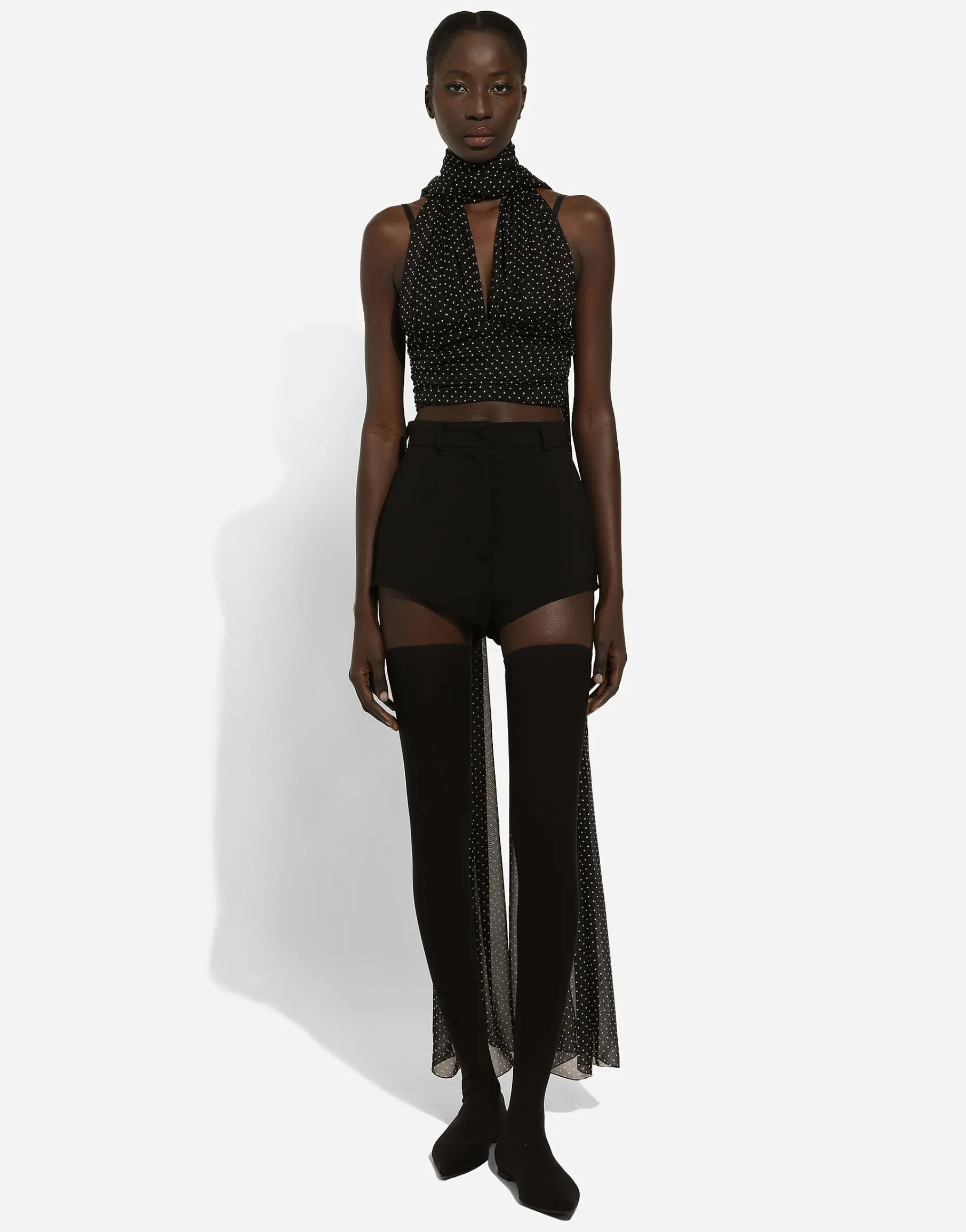 High-waisted wool panties
