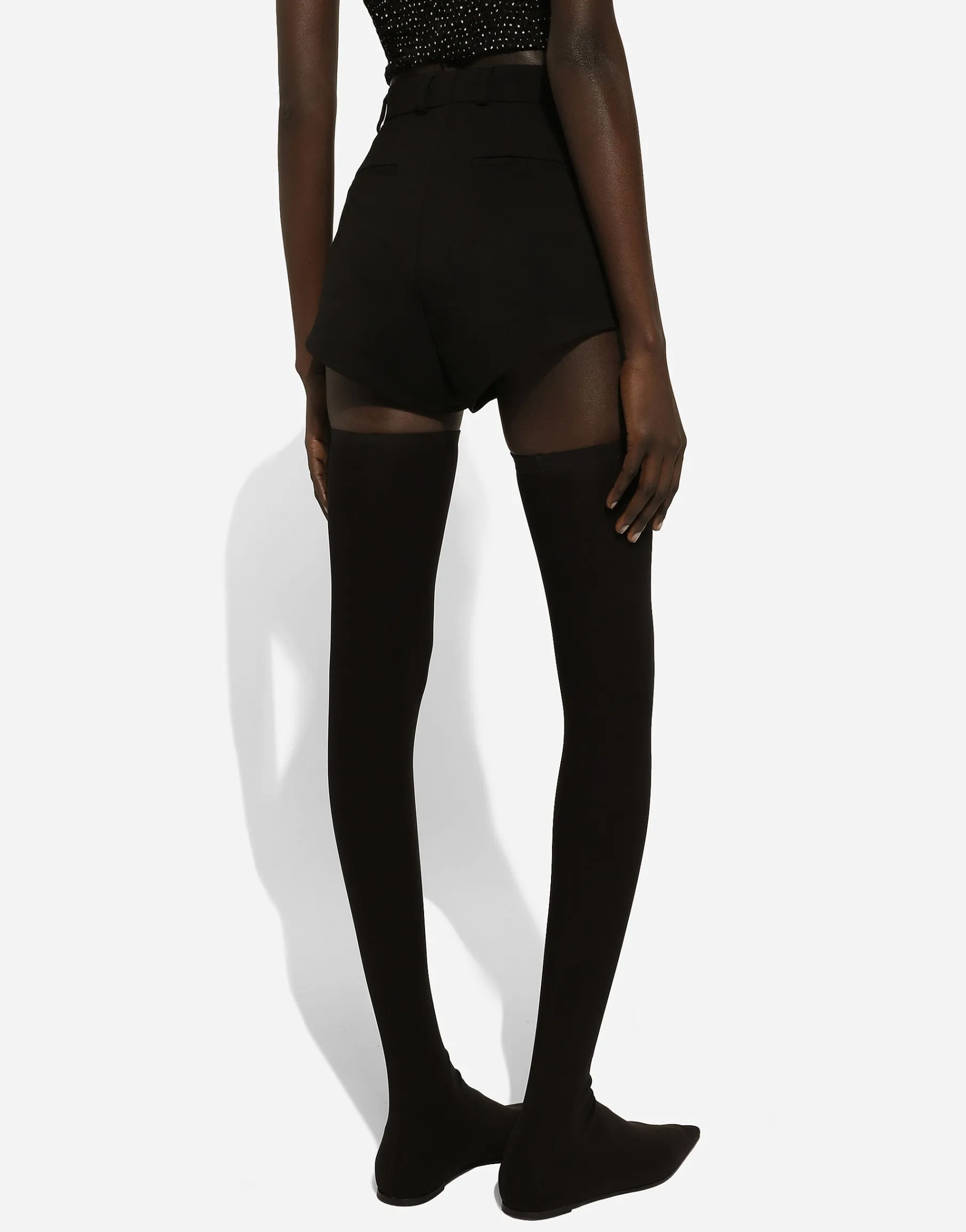 High-waisted wool panties