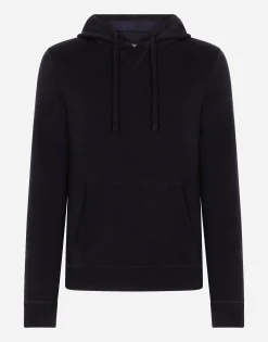 Hooded cashmere pullover