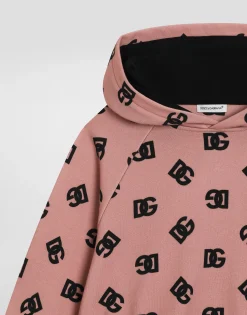 Hoodie with DG logo print